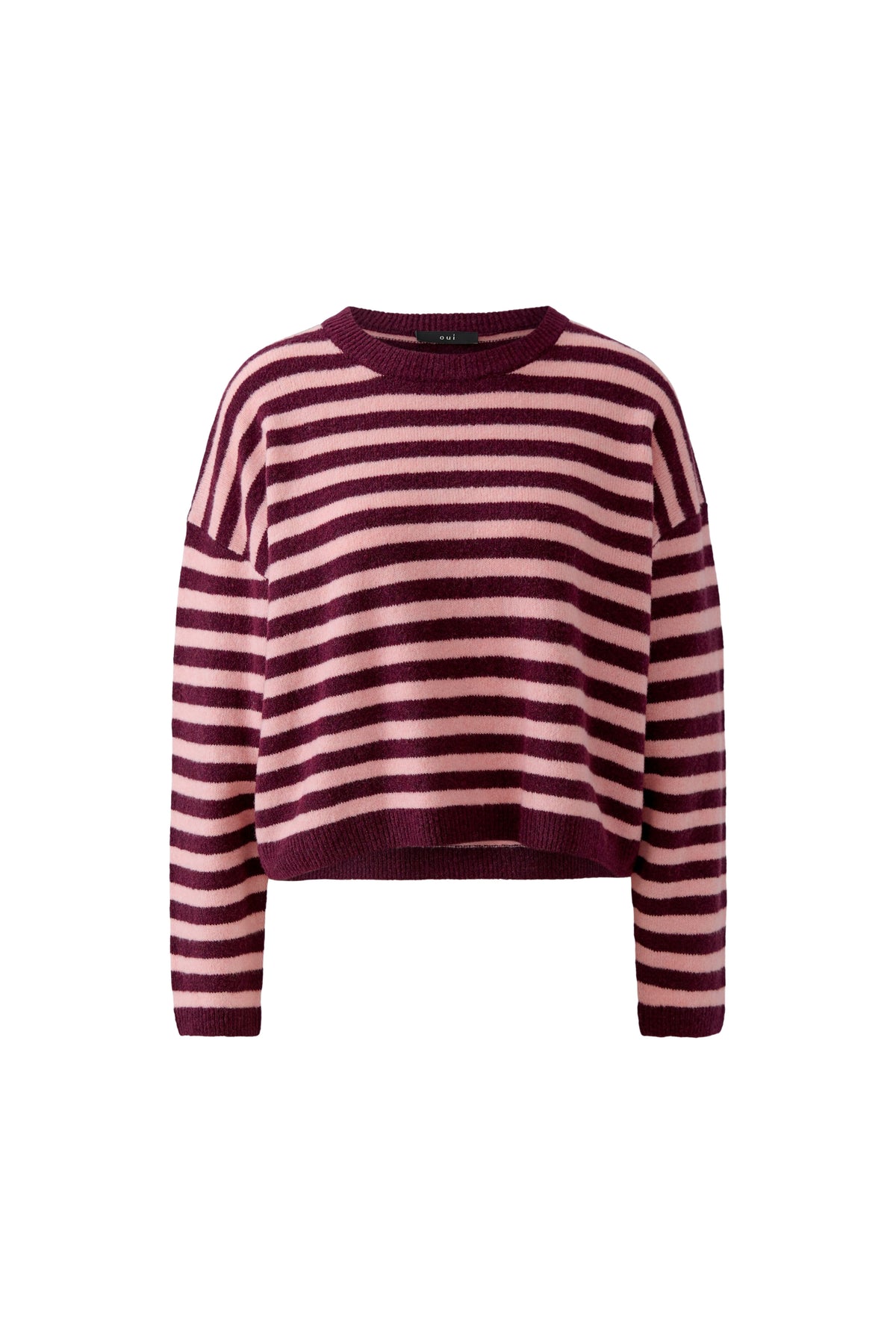 Streifenpullover oversized und cropped