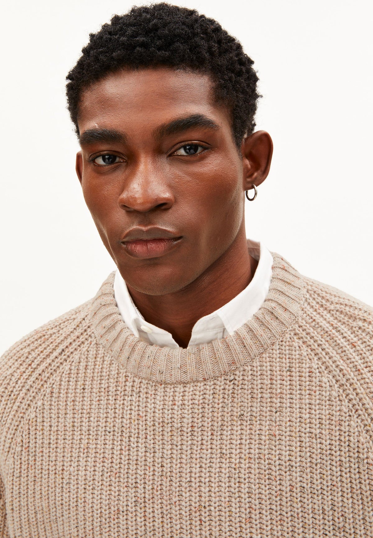 Tweed-Strickpullover KIAANO