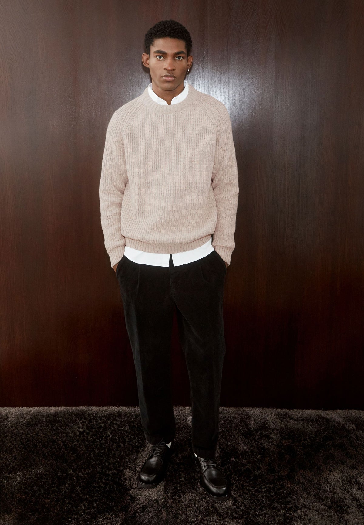 Tweed-Strickpullover KIAANO