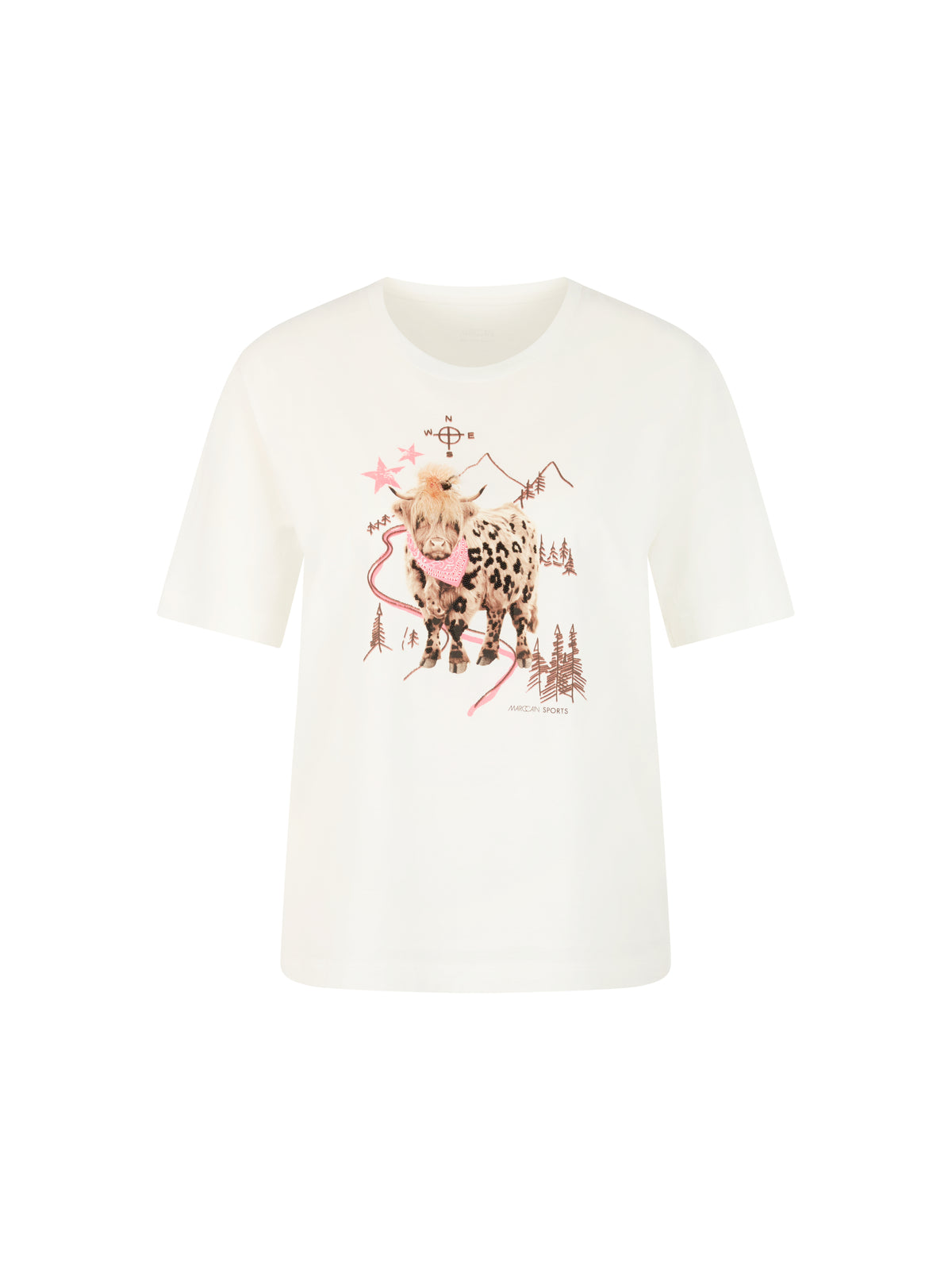 Baumwoll-T-Shirt mit Print