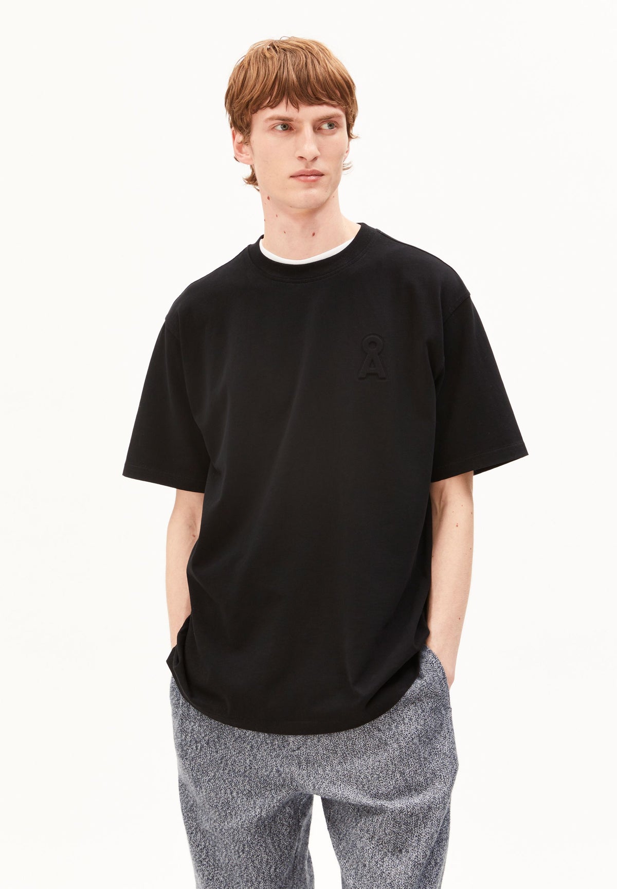 HEAVY T-SHIRT LOGO aus Baumwoll Mix