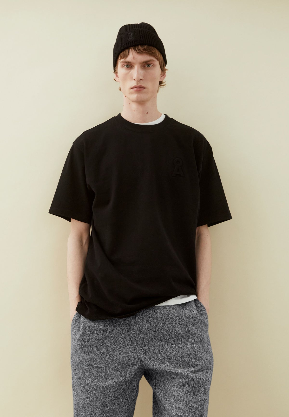 HEAVY T-SHIRT LOGO aus Baumwoll Mix