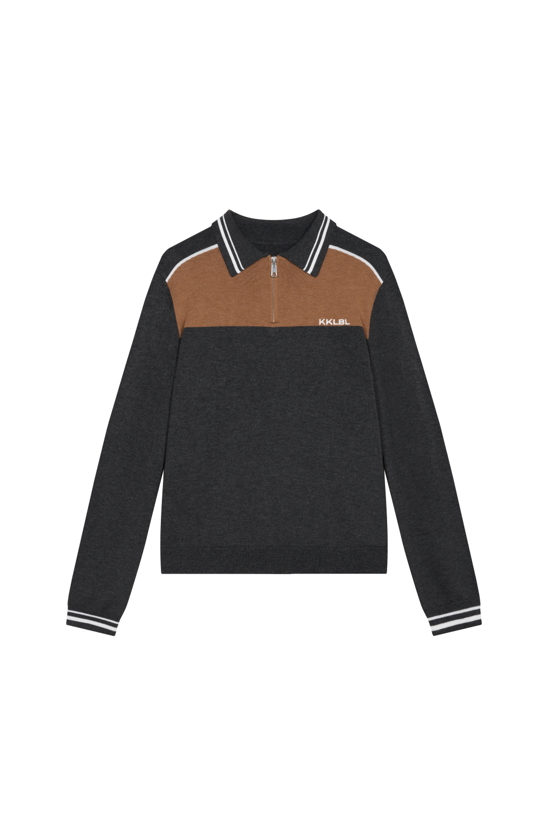 Knit Poloshirt Dark Grey