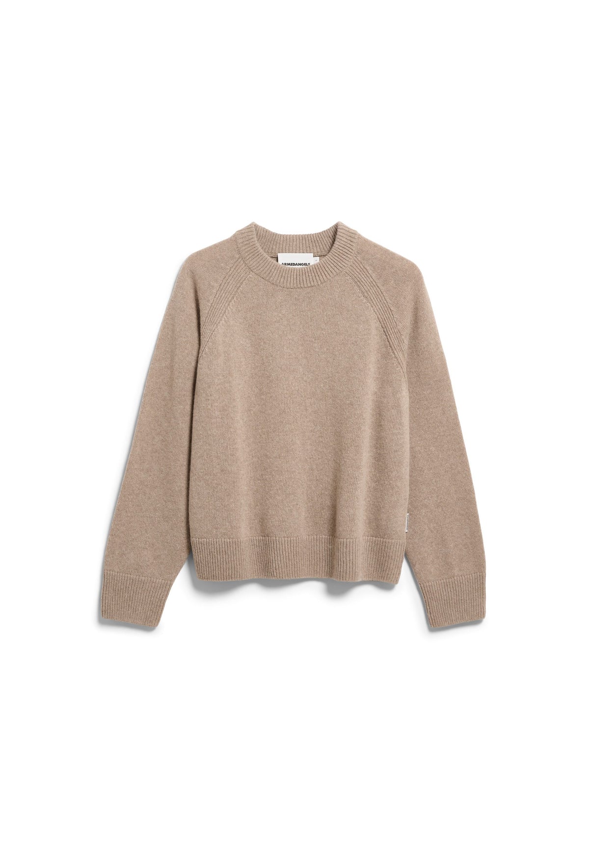 Woll-Strickpullover aus Bio-Woll Mix