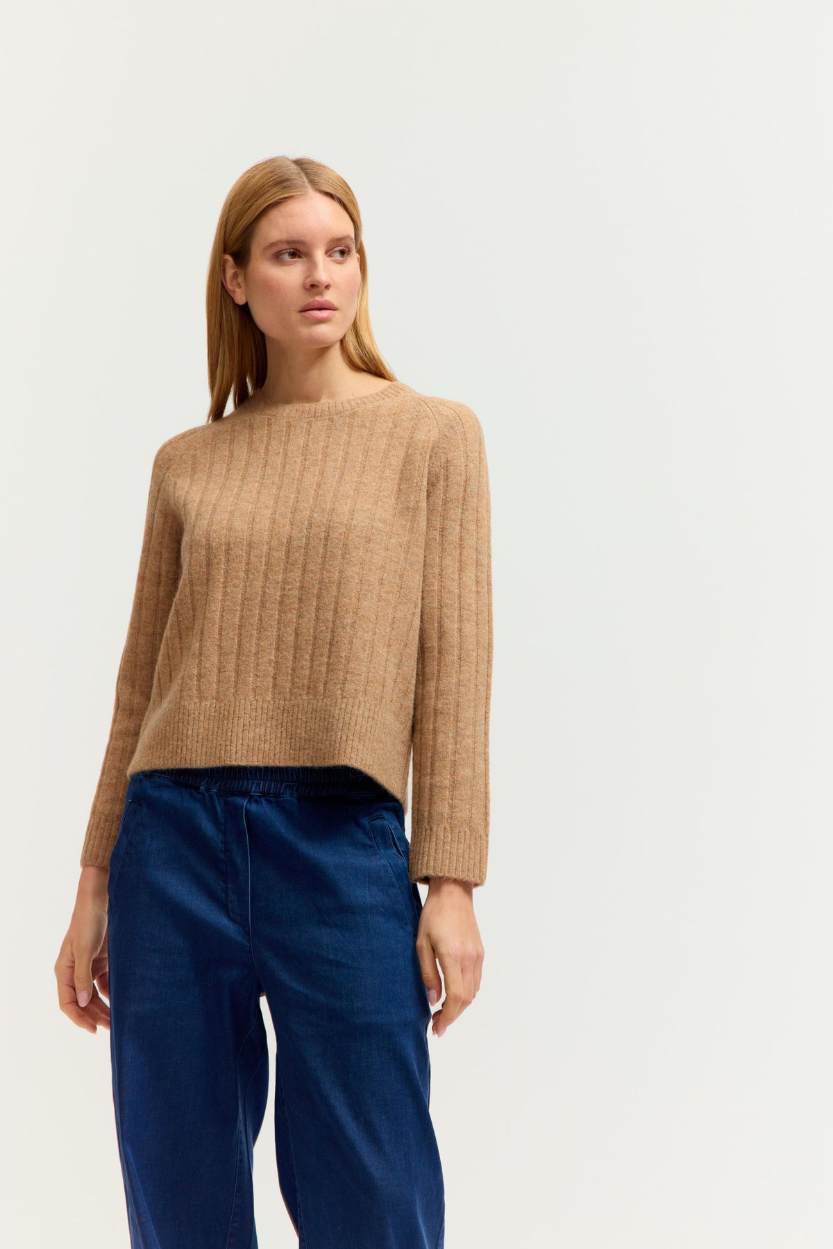 Cozy wide rib Pullover