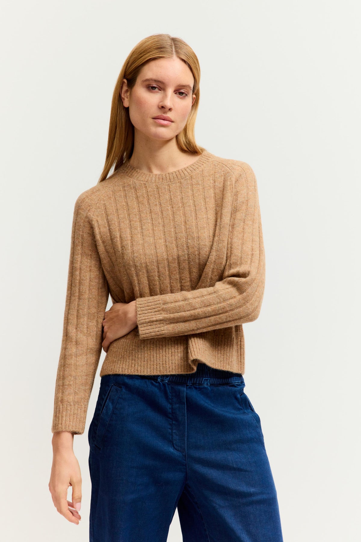 Cozy wide rib Pullover