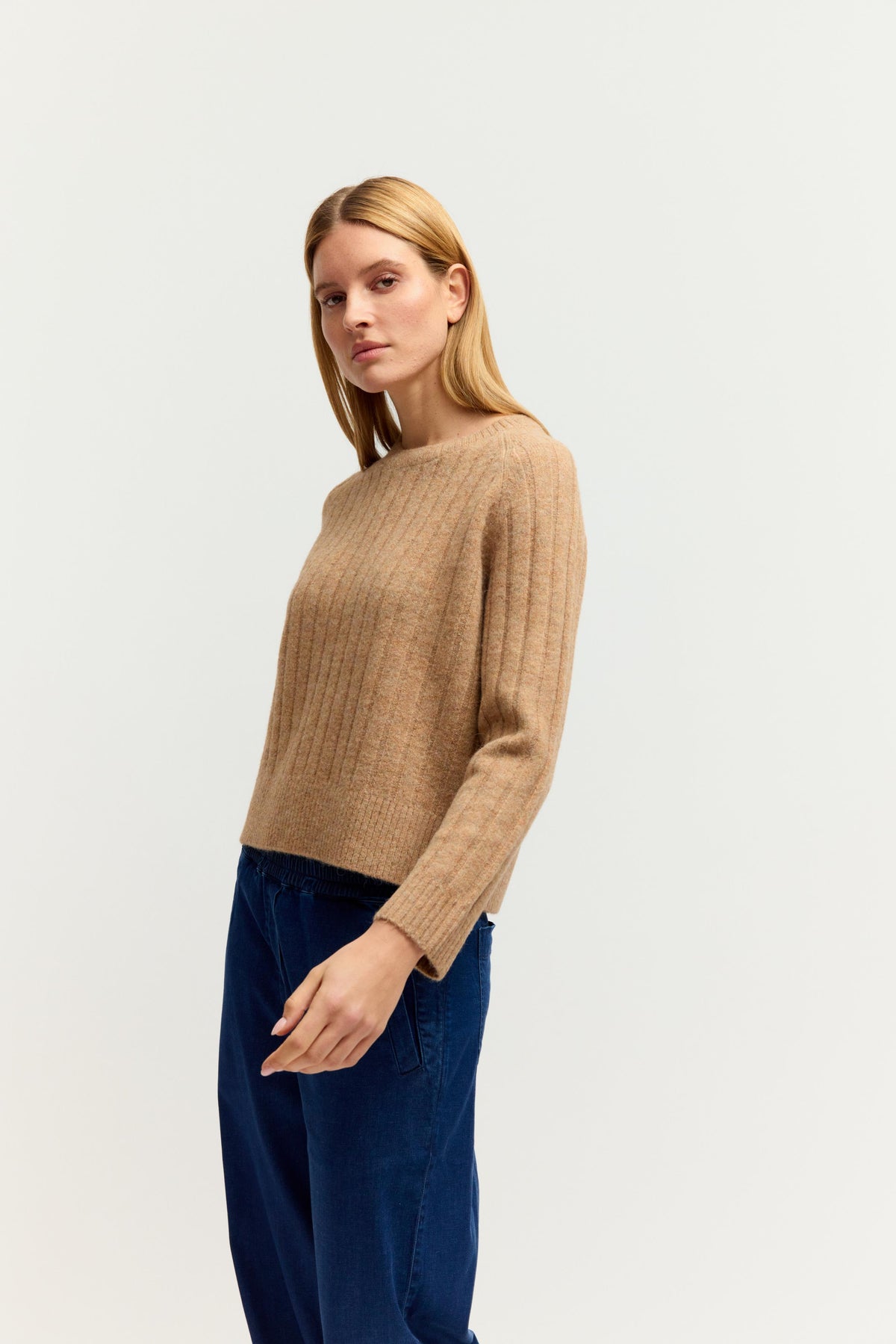 Cozy wide rib Pullover