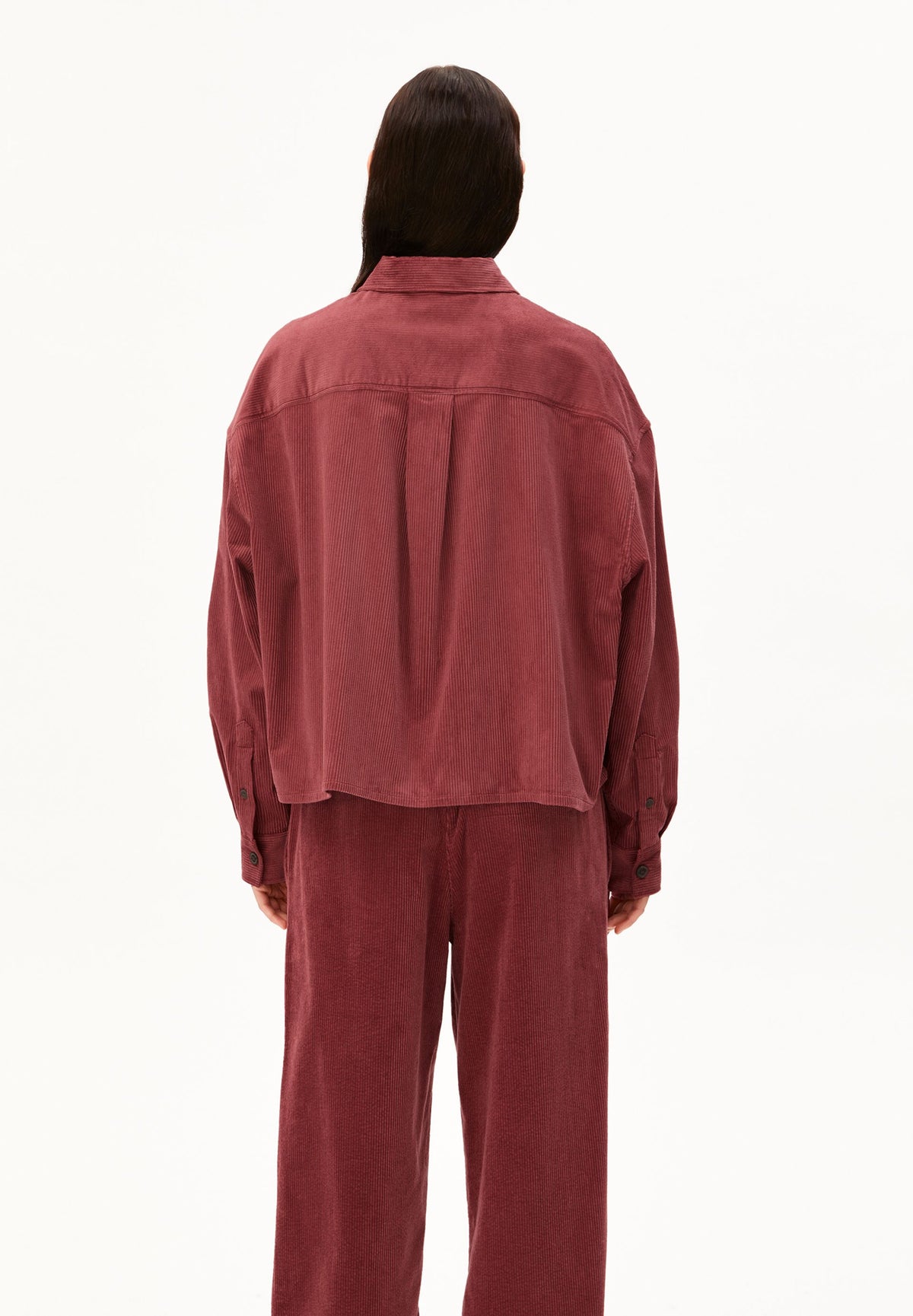 Cord-Bluse NALAANI aus Bio-Baumwoll Mix