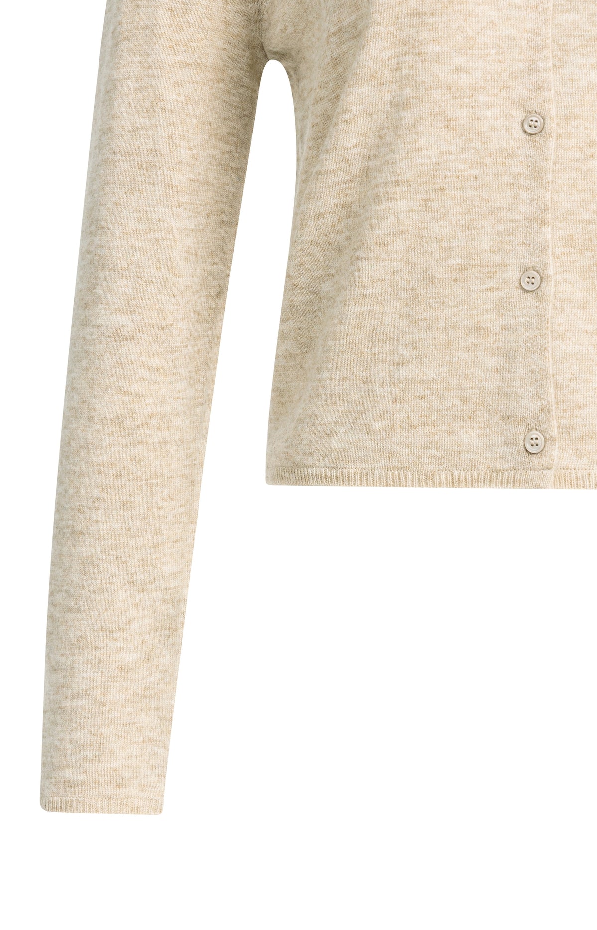 Feinstrick-Cardigan mit Knopfverschluss