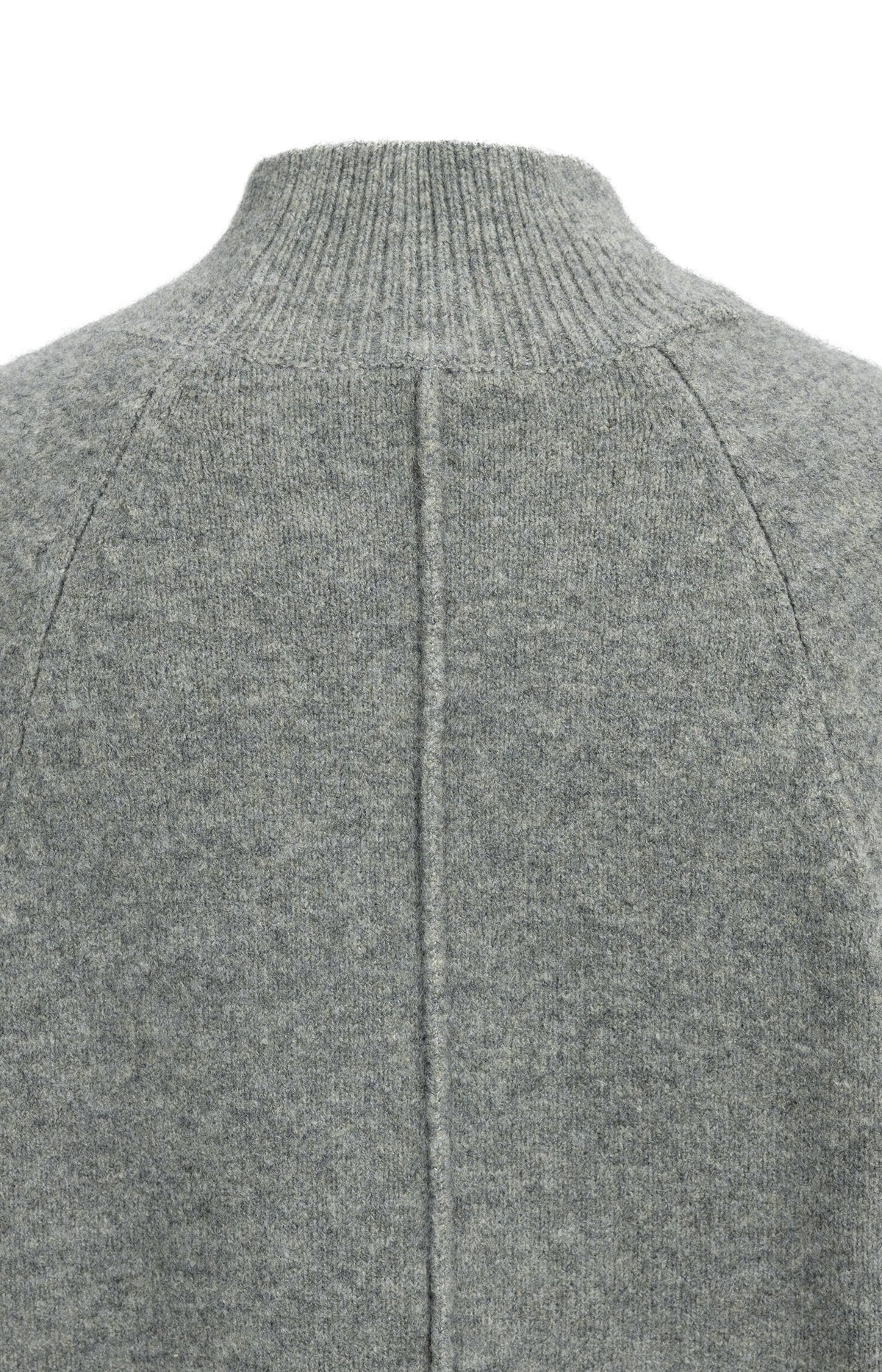 Pullover mit weiten Ärmeln und hohem Kragen
