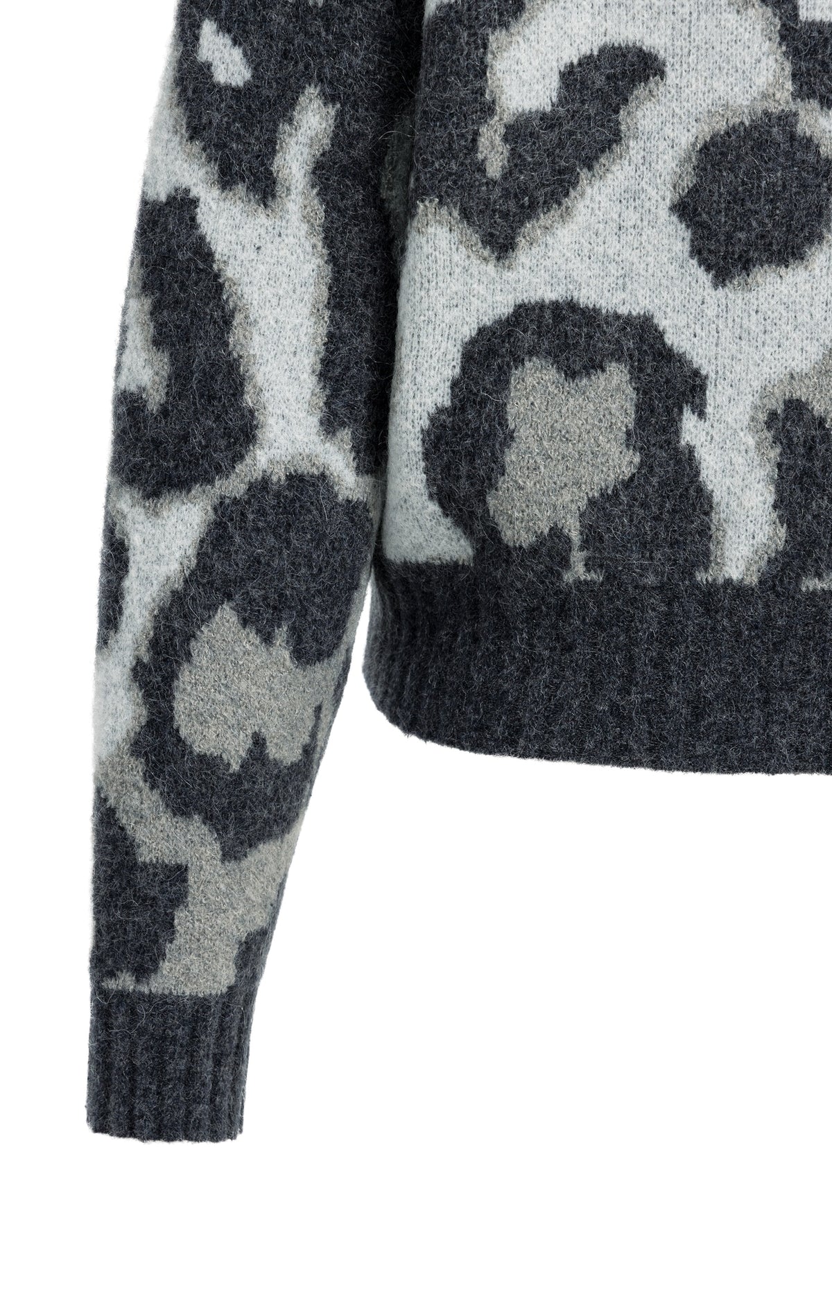 Strickcardigan mit Muster und Fledermausärmeln