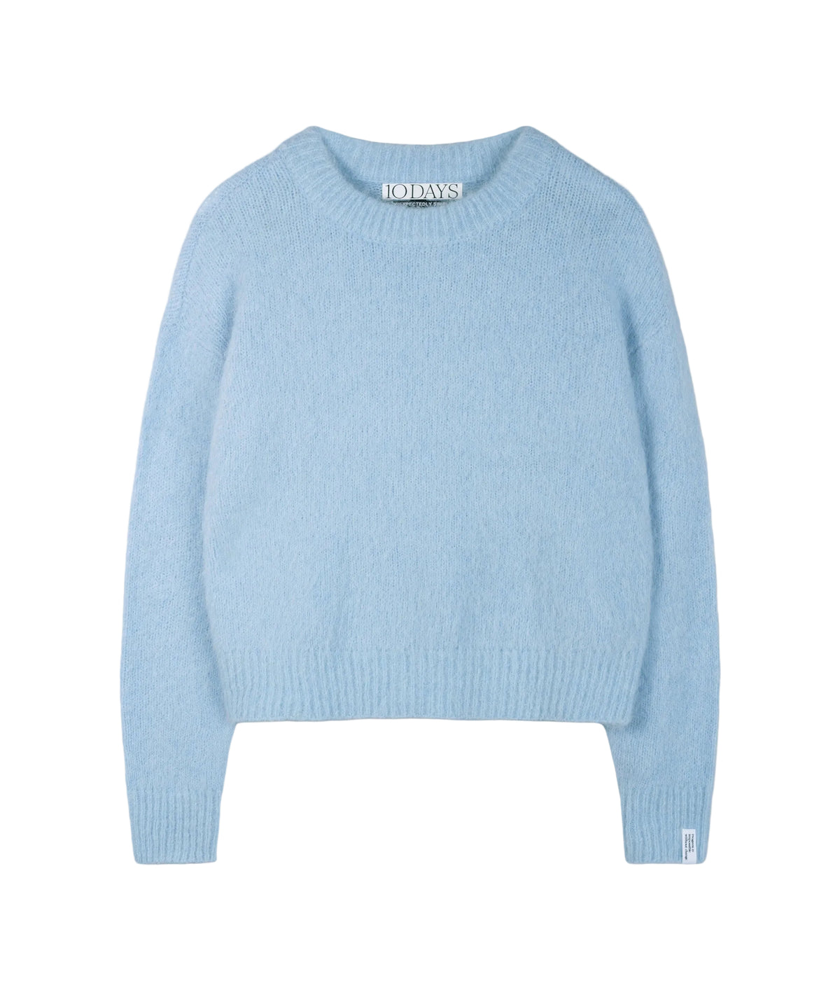 hairy knit sweater