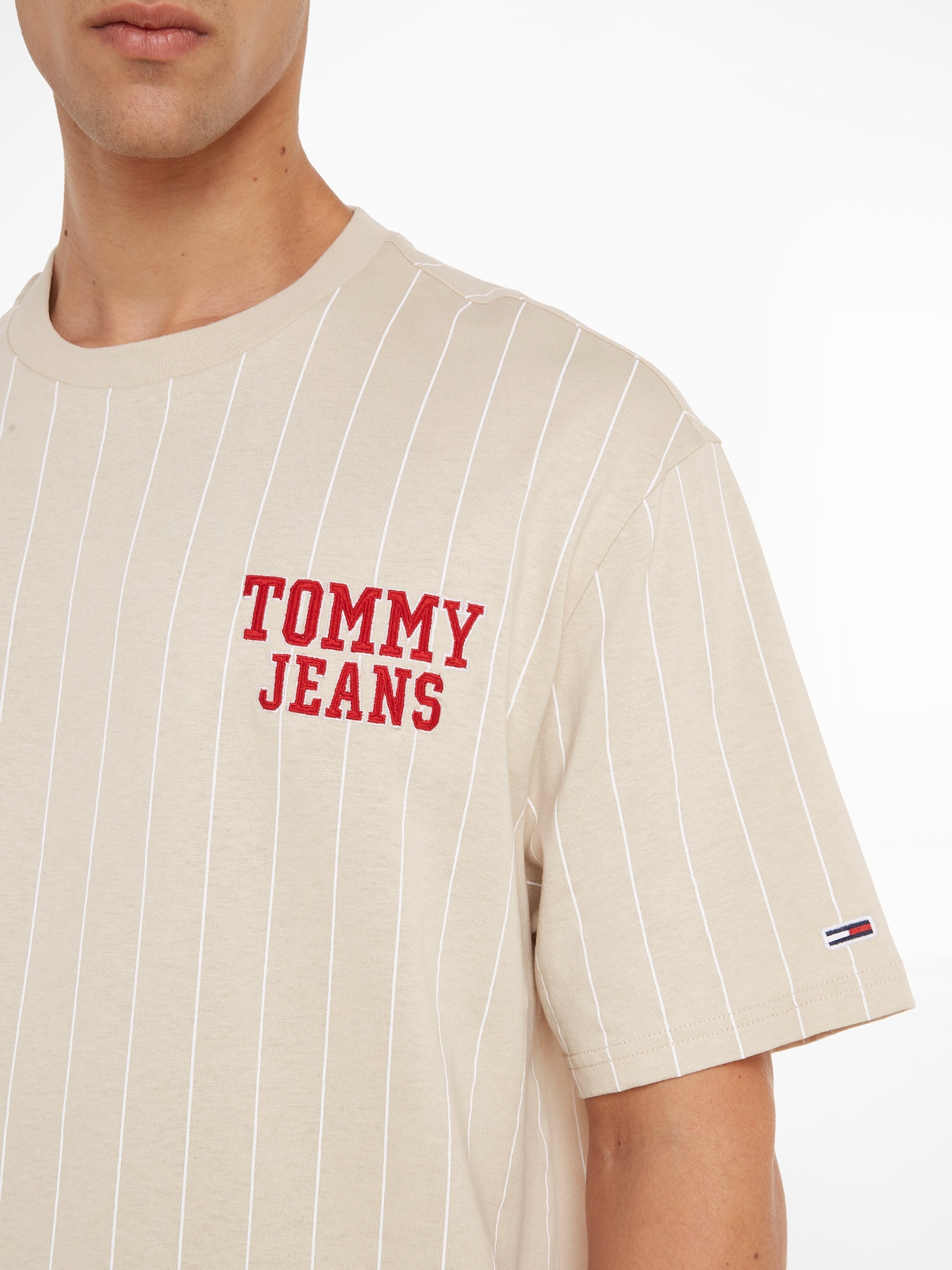 TJM OVZ PINSTRIPE TEE