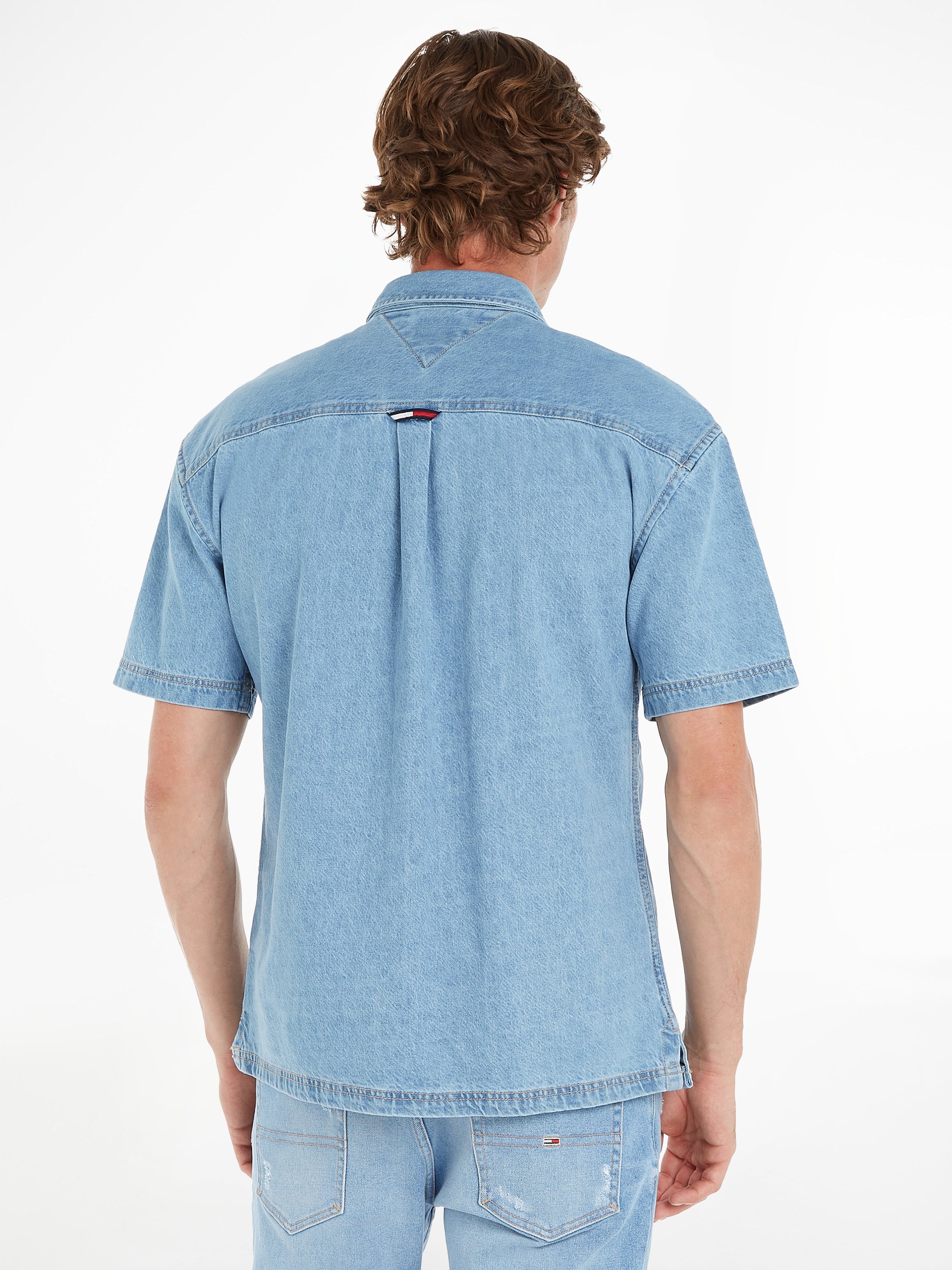 TJM CASUAL SS DENIM OVERSHIRT