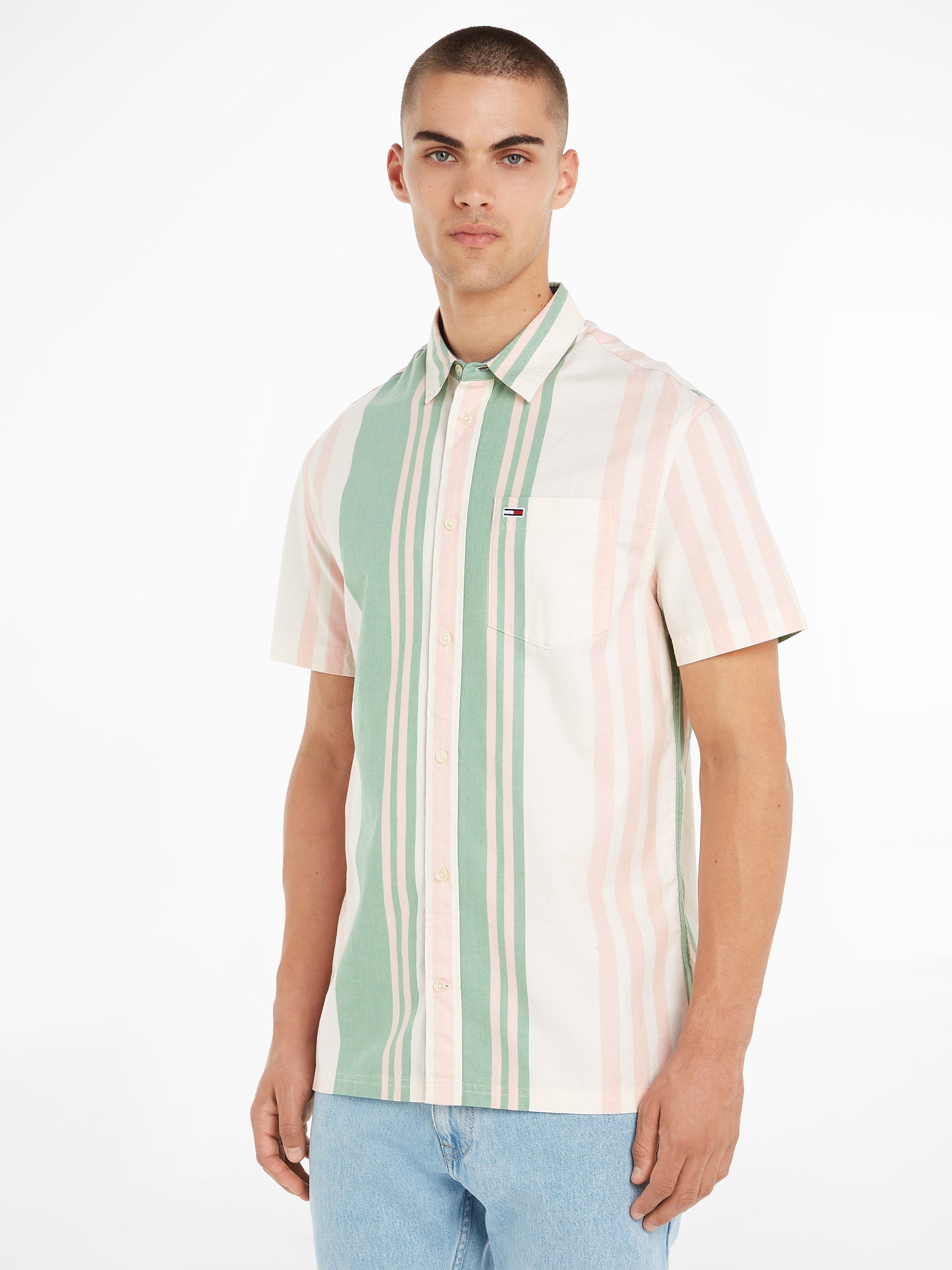 TJM CLSC BOLD STRIPE SHIRT