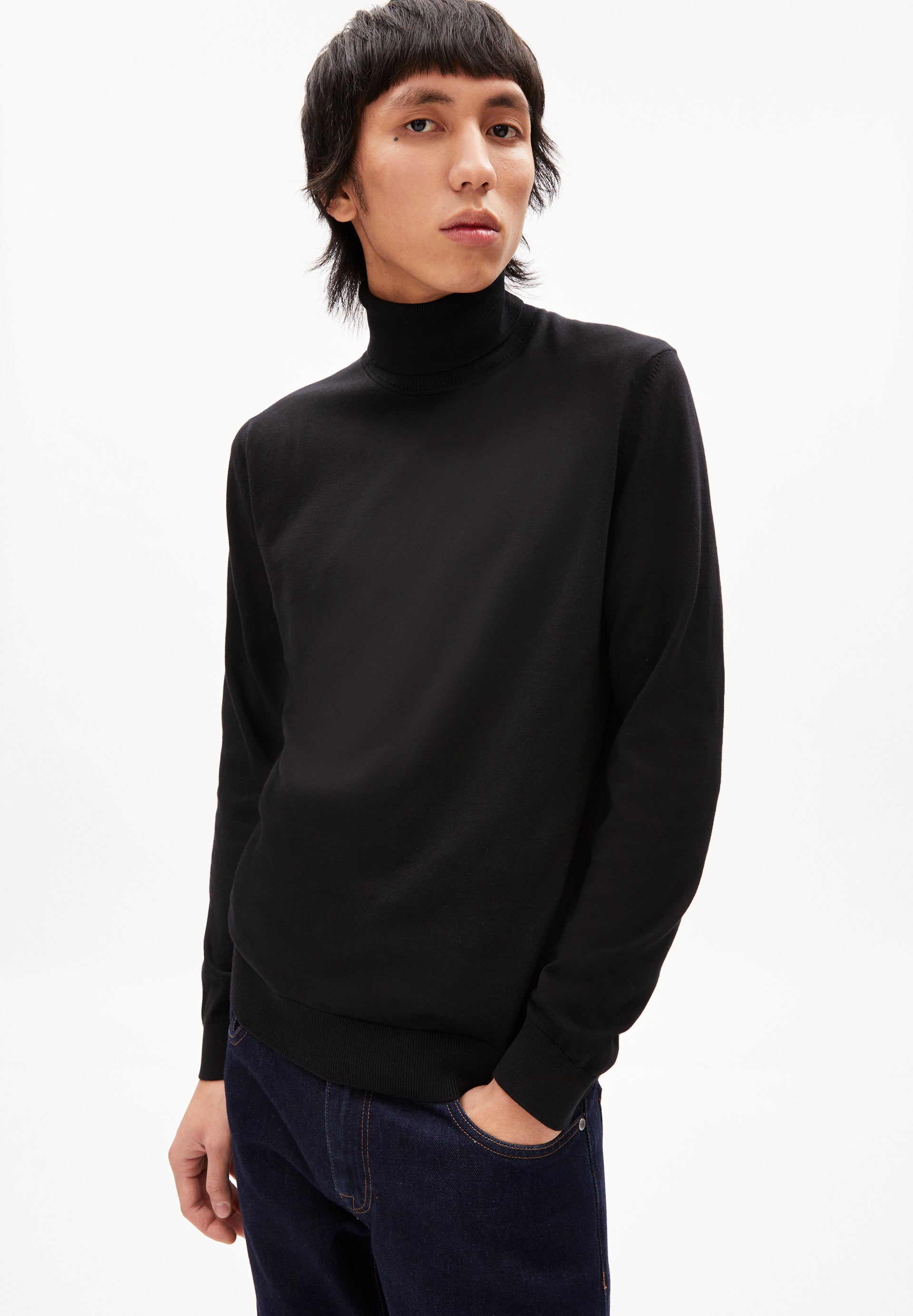 GLAAN SOLID Strick Pullover Solid