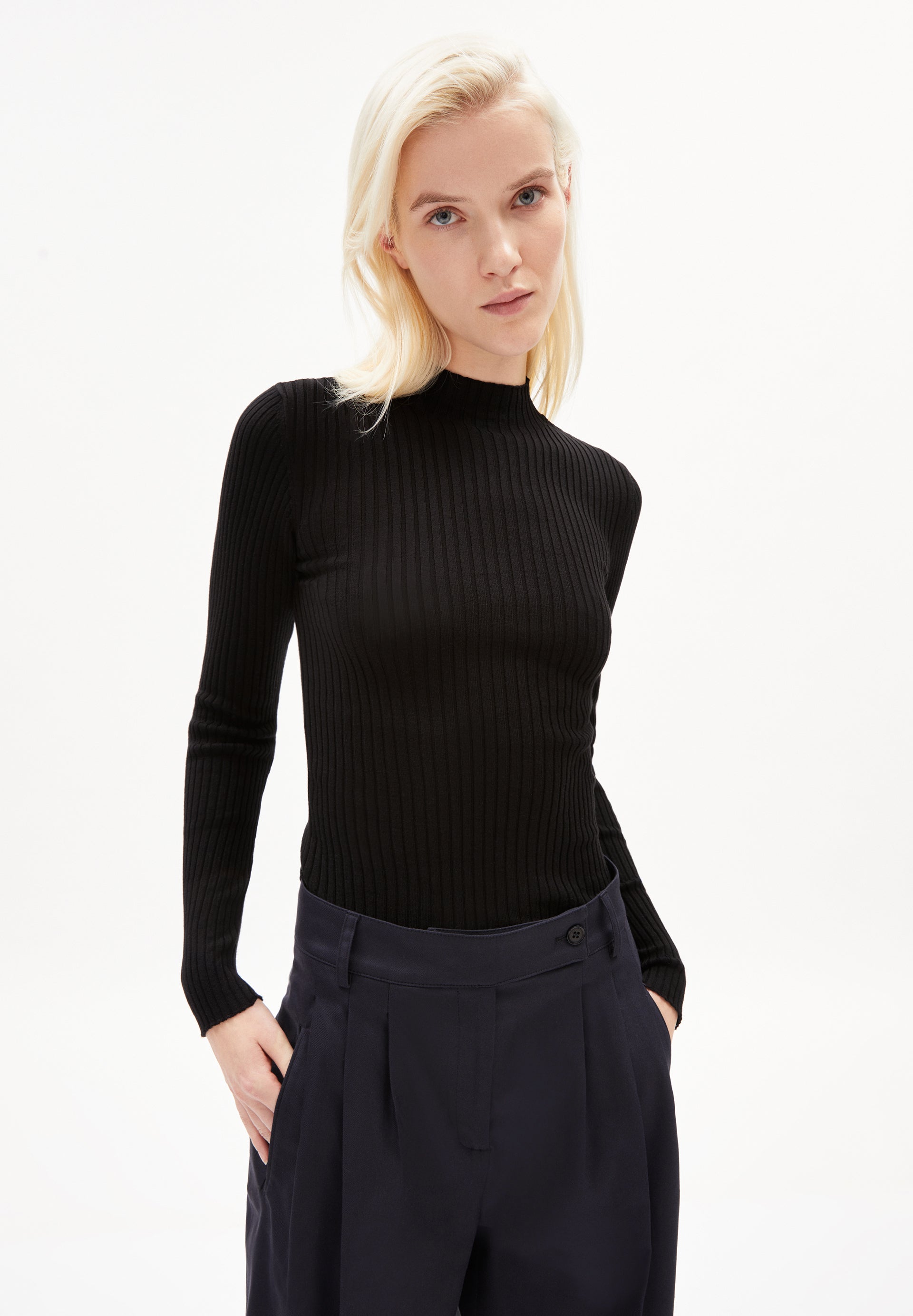 ALAANI Strick Pullover Solid