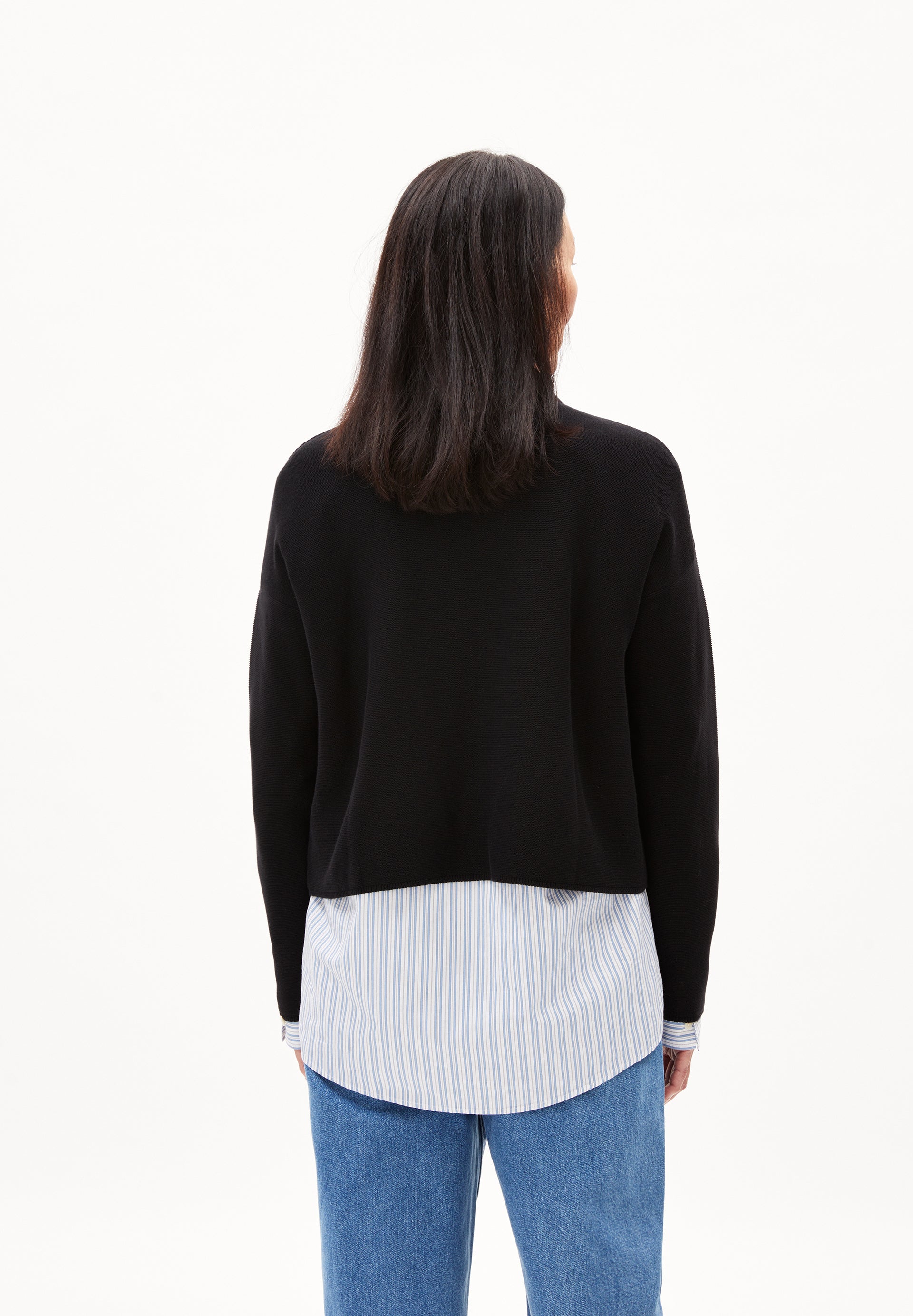 MERINAA LINKS LINKS Strick Pullover Solid