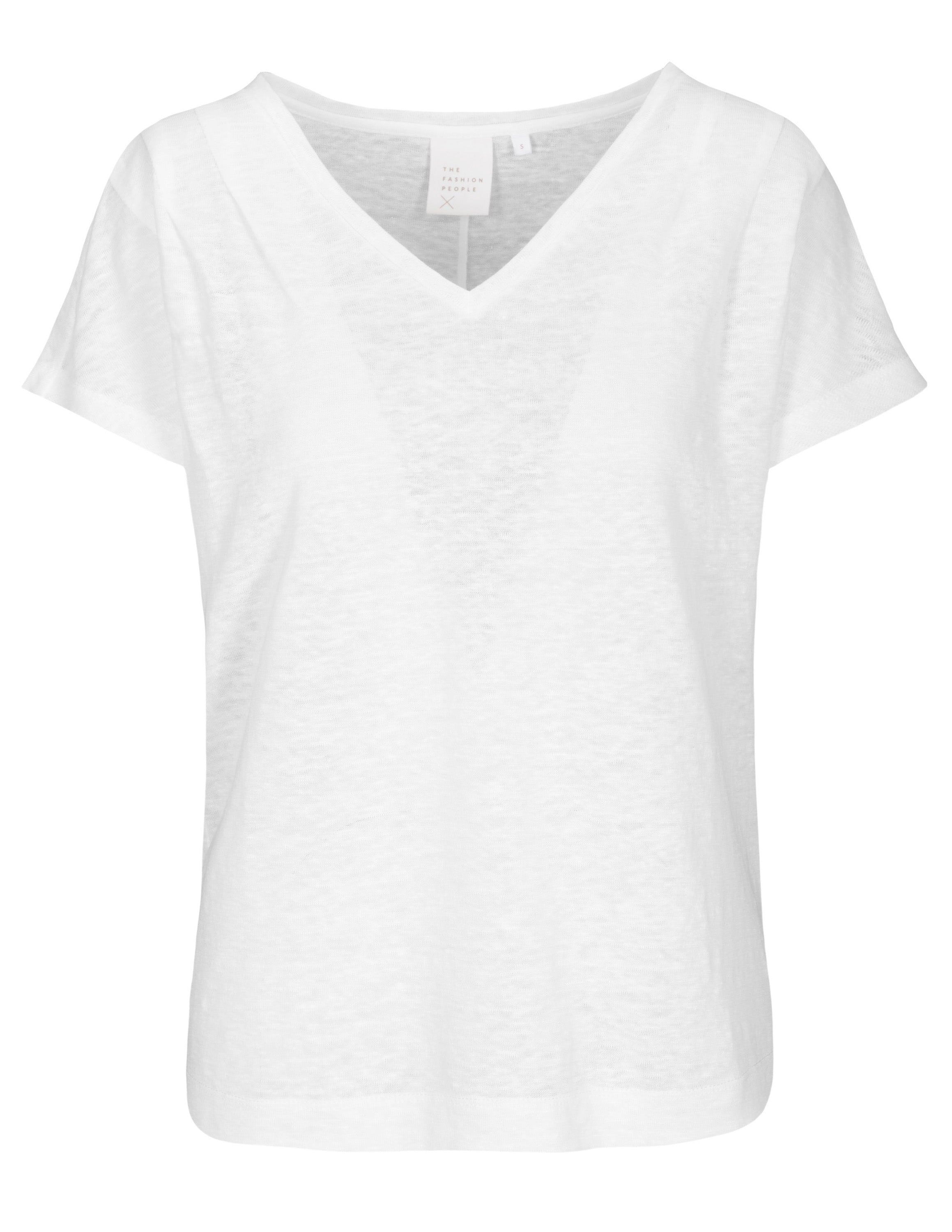 Linen T-Shirt V-Neck